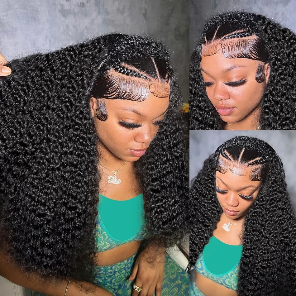 26 Inch 13x6 Hd Lace Wig Curly Lace Front Human Hair Wigs For Black Women Pre Plucked Brazilian Hair 13x4 Deep Wave Frontal Wig