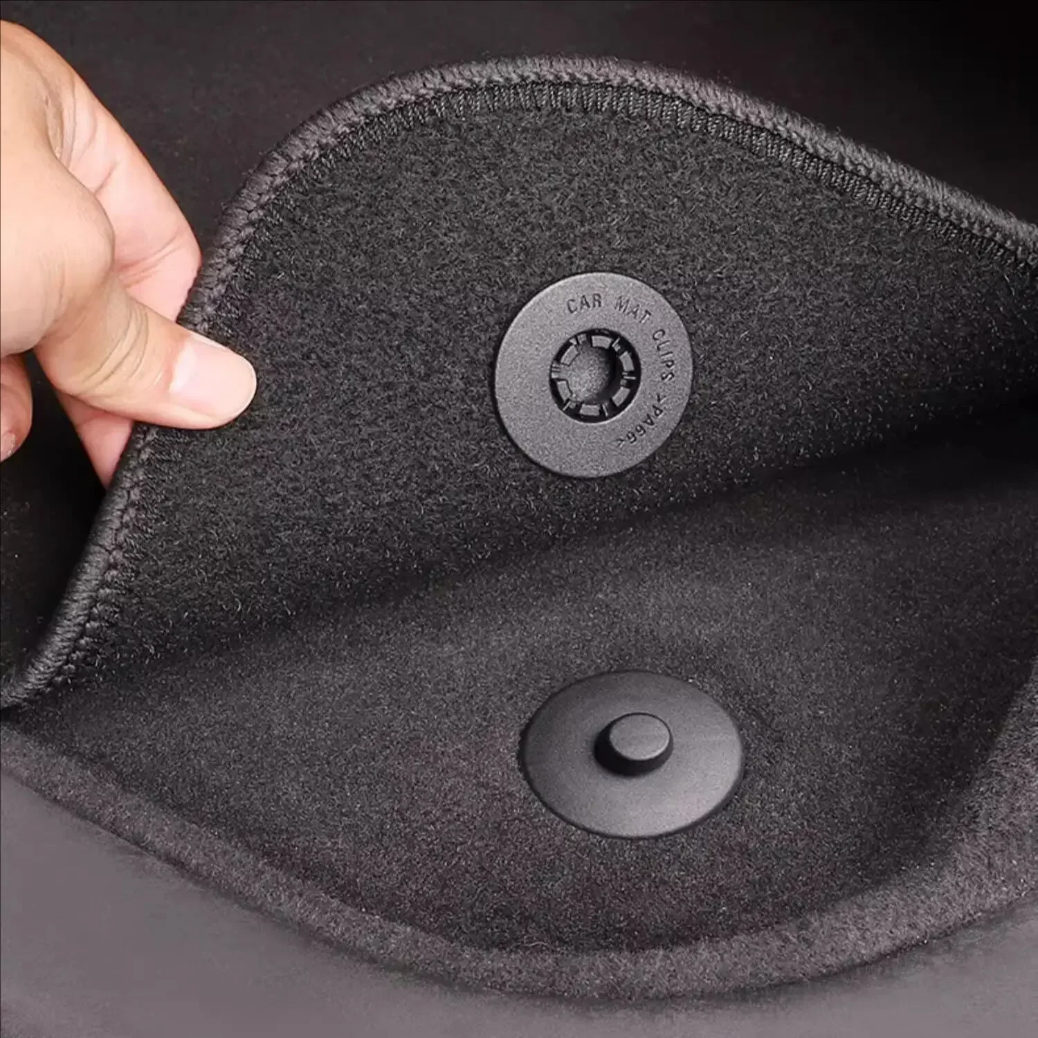 Car floor mat universal fixed clip anti slip fastener handle car floor mat double-layer fixed clip set fastener accessory tool
