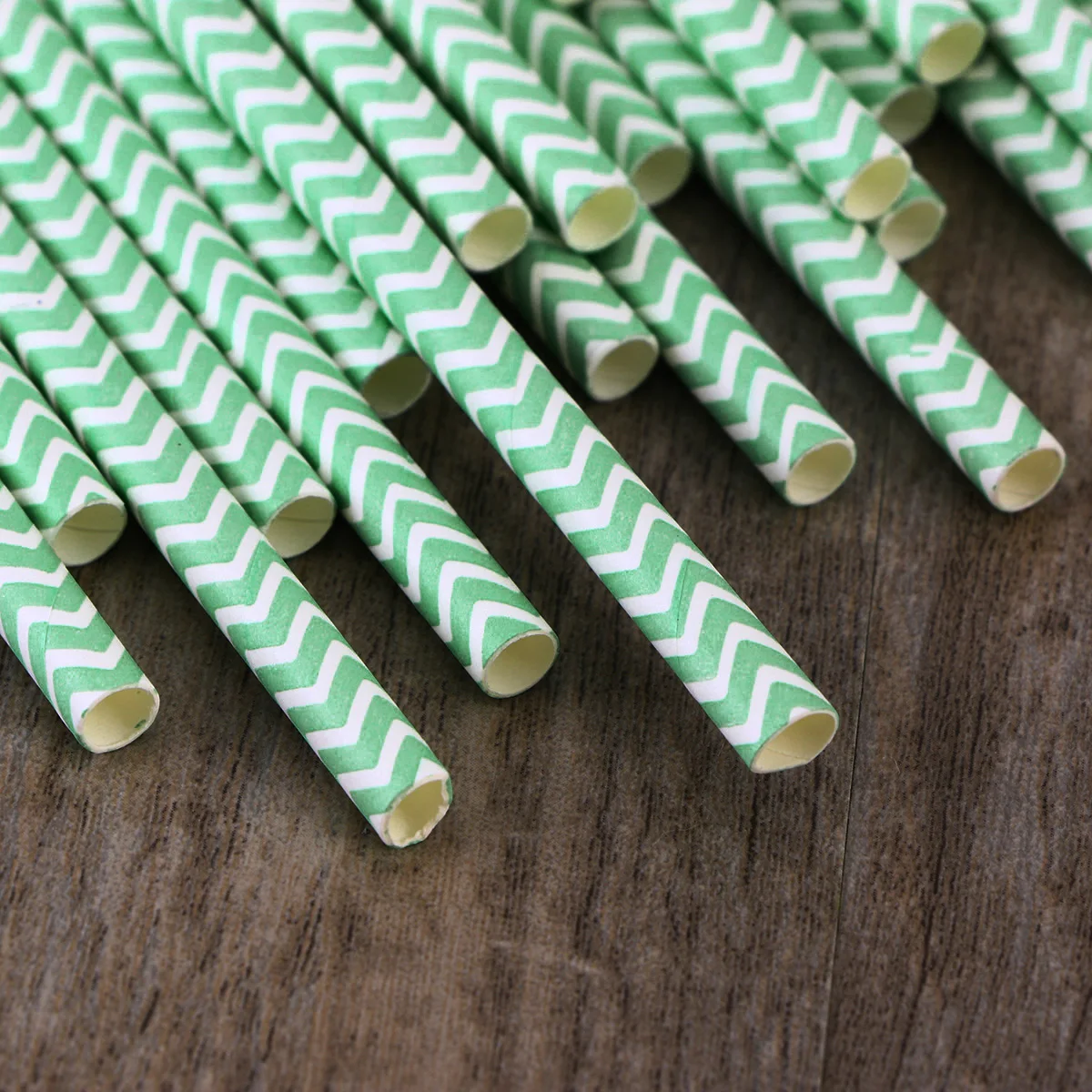 

25 Pcs Wavy Paper Straw Light High Quality Restaurant Biodegradable Long Hotel