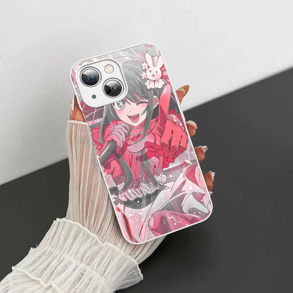 Casing ponsel Anime Oshi No Ko, pelindung Iphone 14 13 12 11 Pro Mini XS MAX 14Plus X XS XR