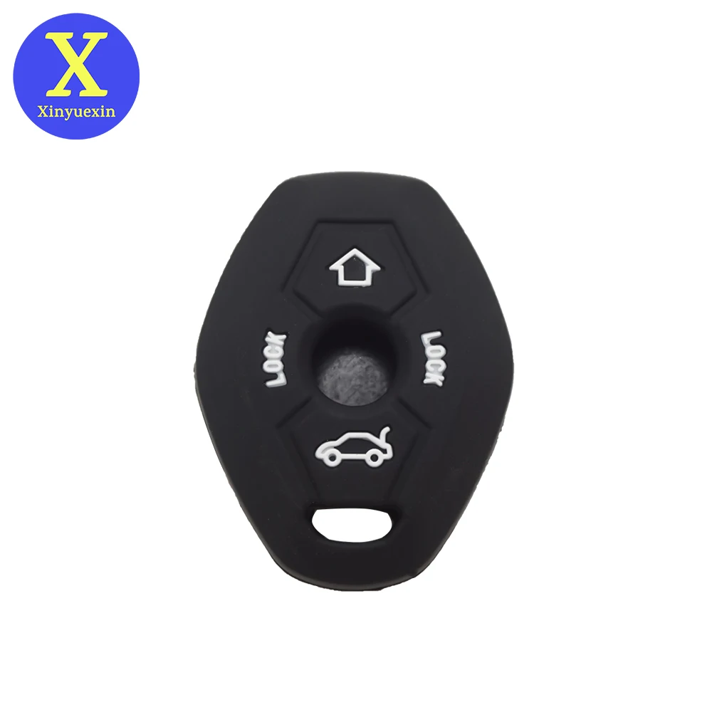

Силиконовый чехол для ключей Xinyuexin для BMW Z3 Z4 X3 X5 E36 3 5 7 330i, 3 кнопки, корпус дистанционного ключа, 2 шт./лот