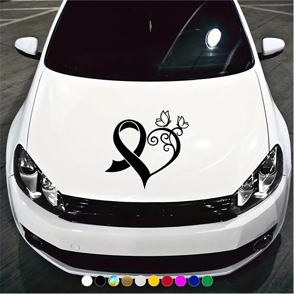 Spark Joy with These Adorable Heart & Butterfly Car Stickers  Waterproof Vinyl Decals for Windows