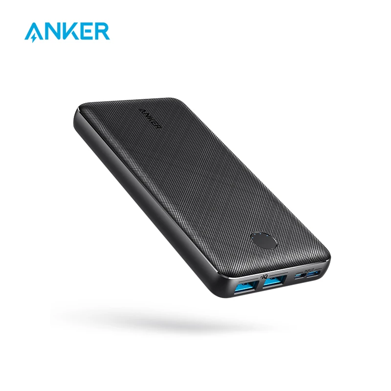 Anker 325 Power Bank 20000mAh Battery PowerCore Essential 20K Pack with High-Speed PowerIQ Technology Portable Powerbank