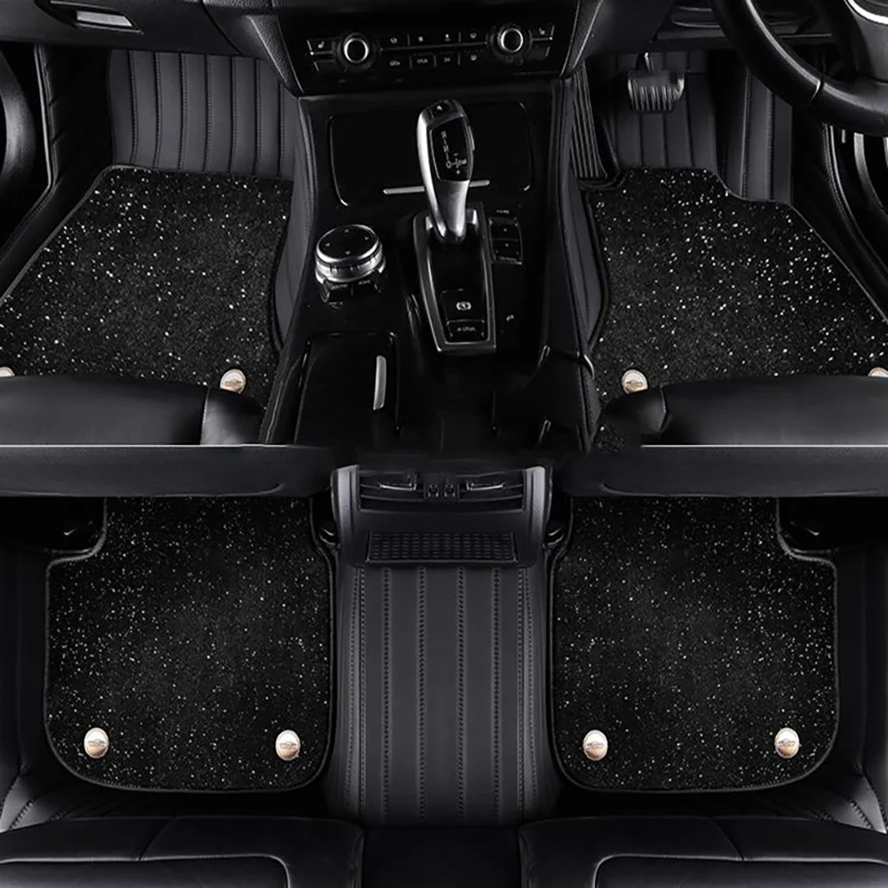 Double Layer Custom Car Floor Mats For Changan CS75 CS75 PLUS Carpets Foot Coche Accessories Waterproof Leather Floor Liners
