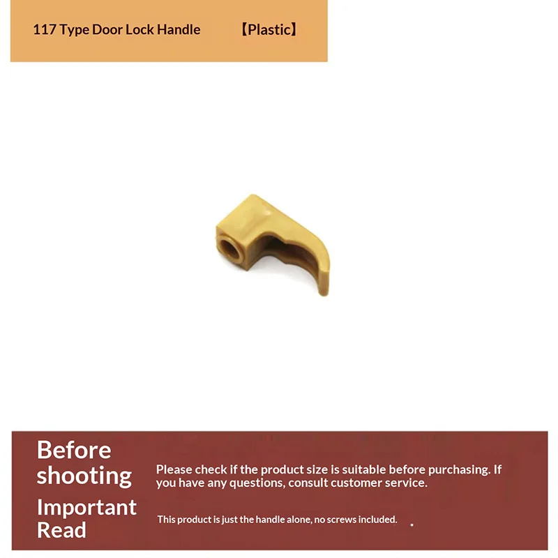 117-type three-tongue security door lock, front door lock, storage room wooden door lock, anti-theft door lock, pure copper lock