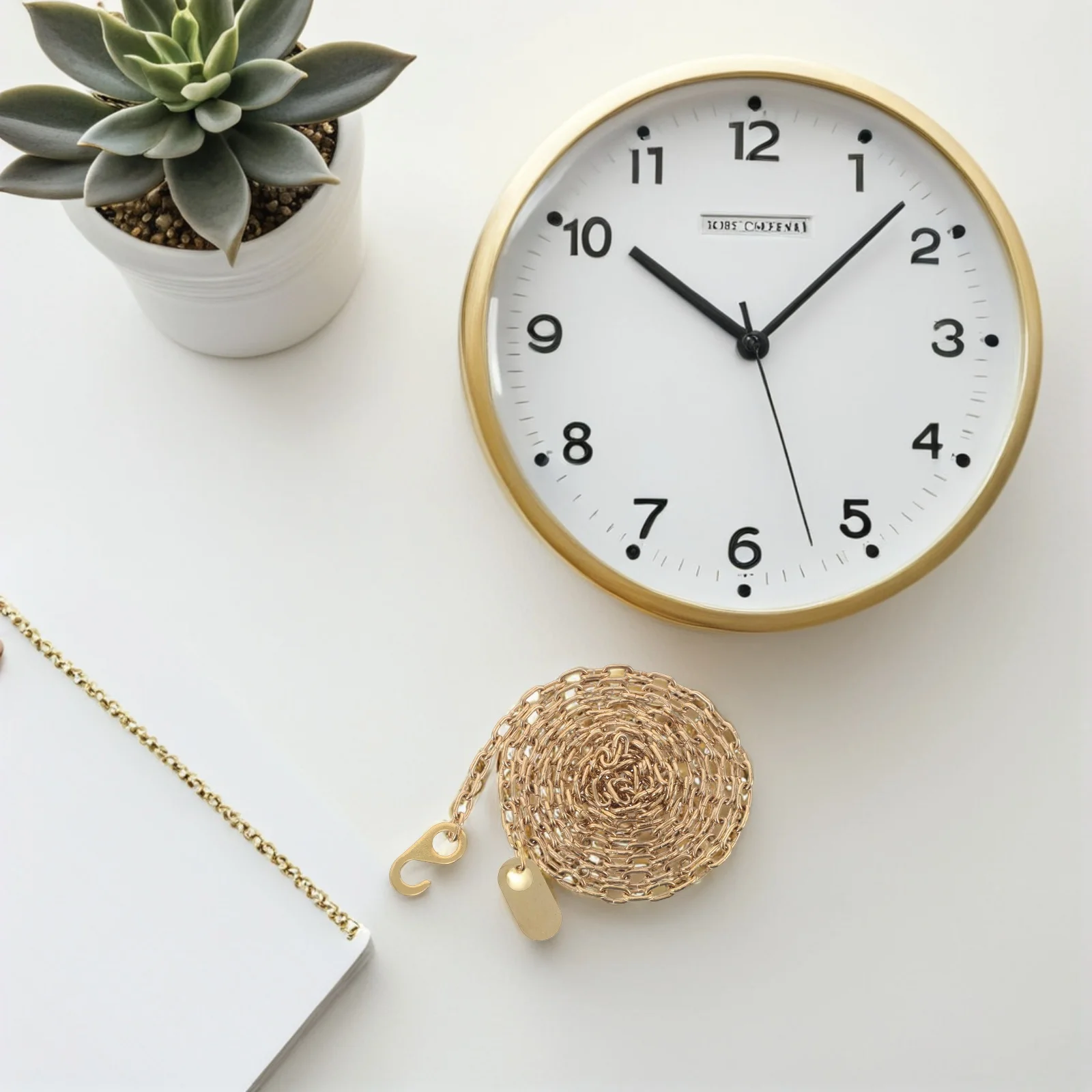 

Grandfather Clock Chain Vintage Golden Steel Heavy Duty Mechanical Replacement For Floor Clock Pendulum Repair Accessories