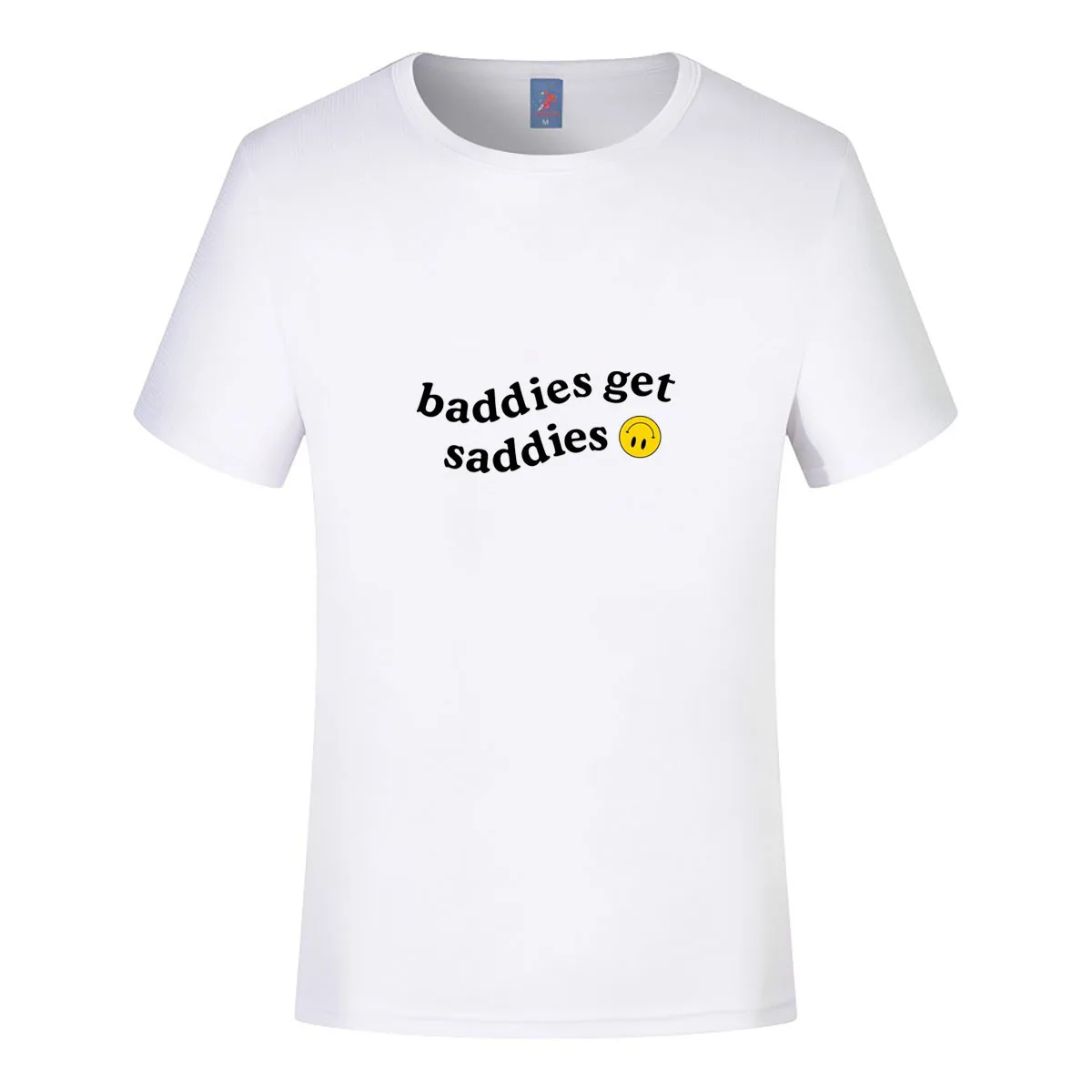 Joe Jonas Baddies Get Saddies Printed T-shirt Men Women Summer Fashion Clothing Casual Streetwear Cotton Tops