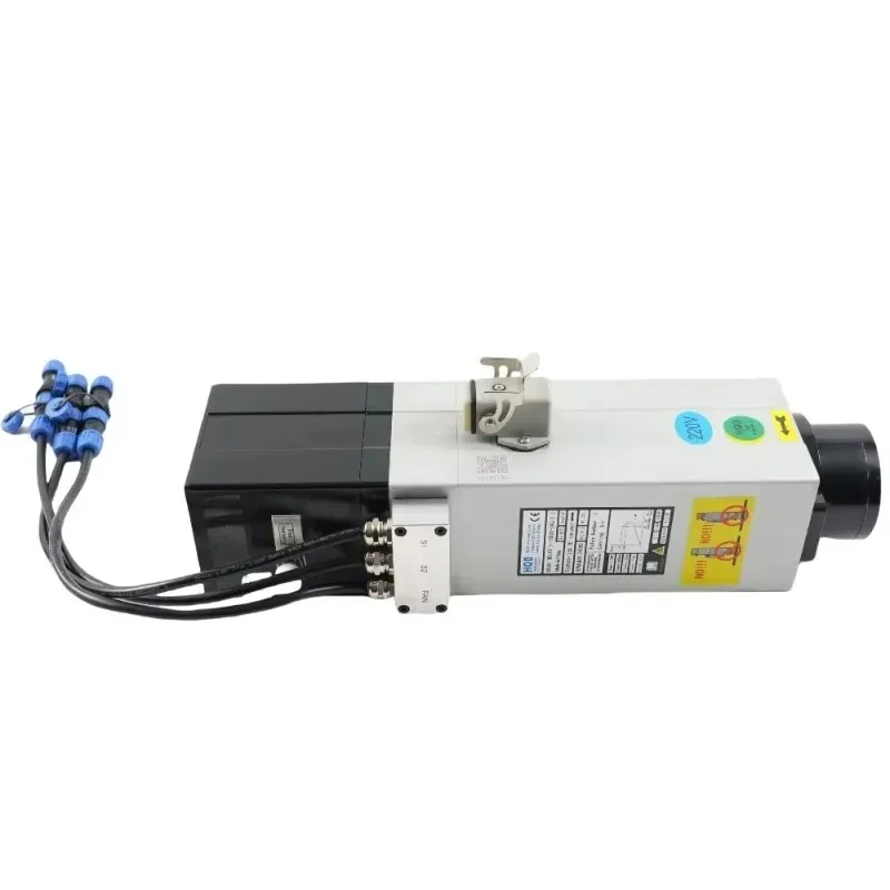 

HQD 2.2KW ISO20 CNC Woodworking ATC Spindle Motor Air Cooled AC DIY Spindle Motor GDL40.5-20-24Z/2.2