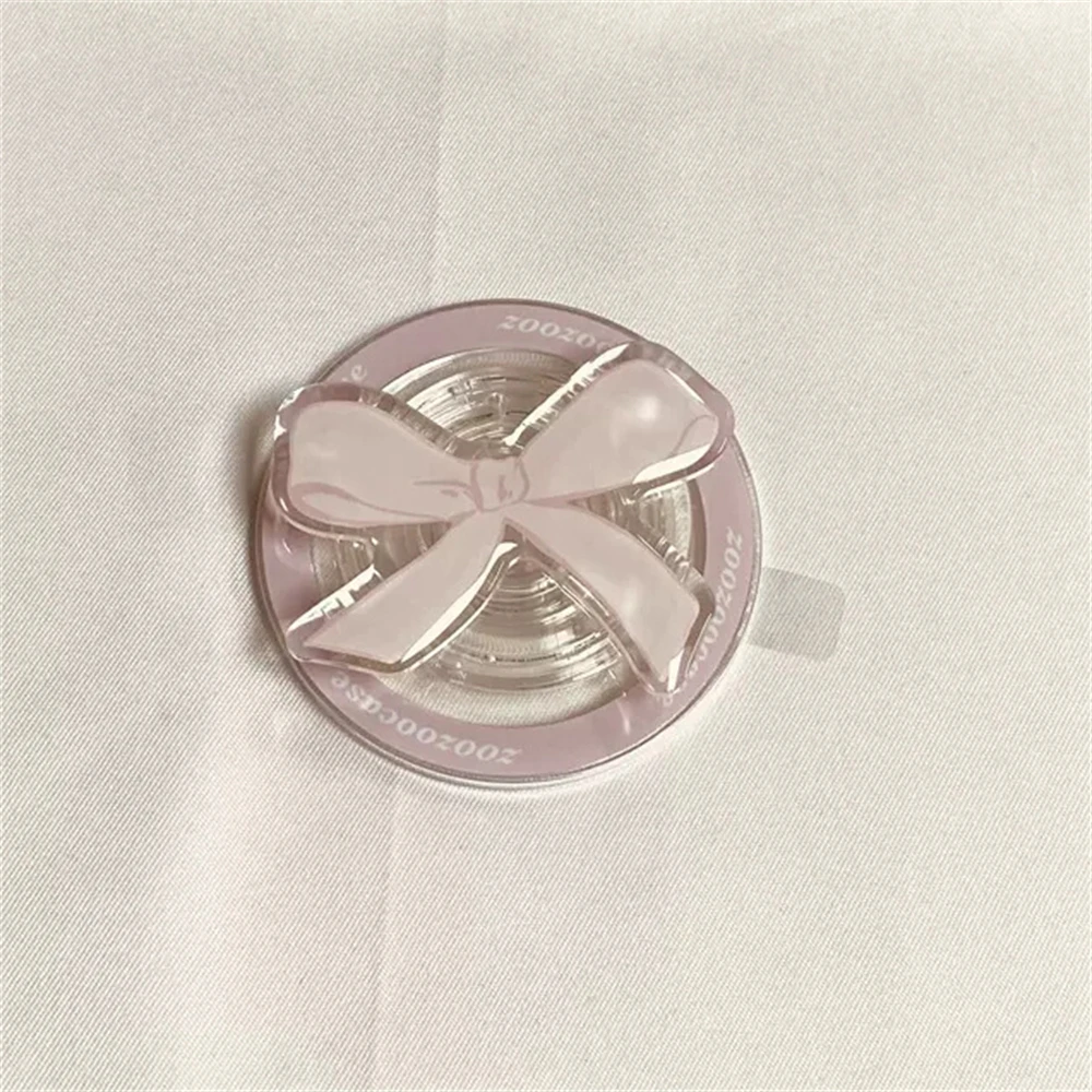 

New for Magnetic Phone Holder Simple Node Pink Butterfly Korean Style Cute Ins for Iphone 17 Samsung Phone Accessories