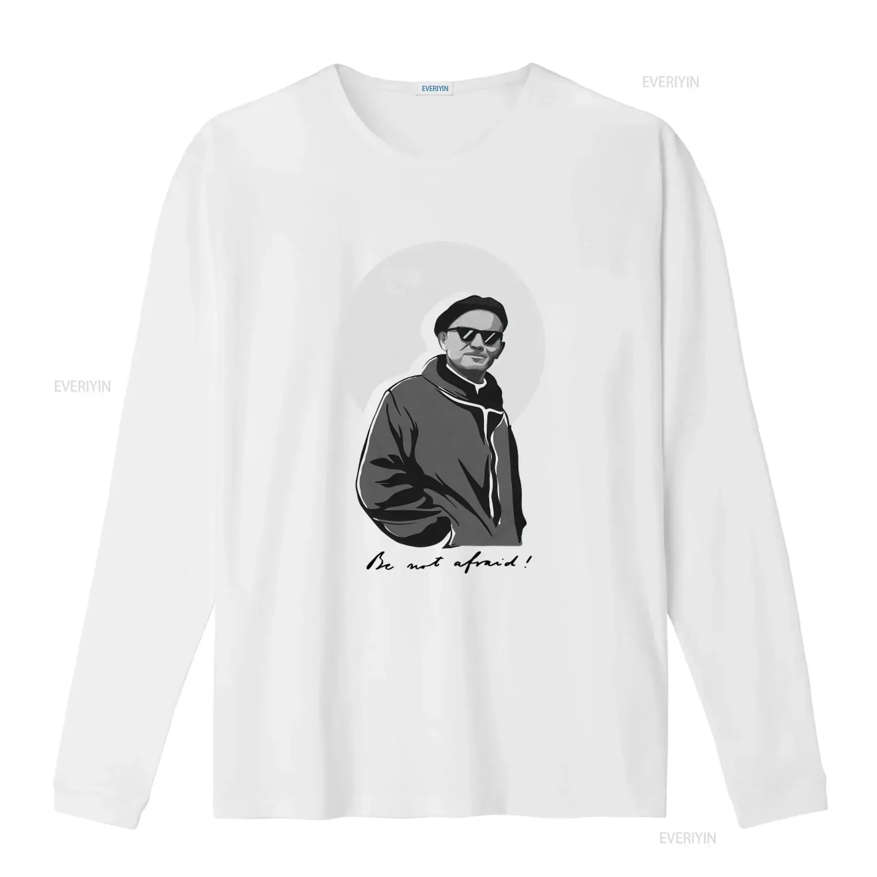 Women's St Pope John Paul II Premium T Shirt with Inspirational Quote and Stylish Design vintage Washed fashion Unisex graphic