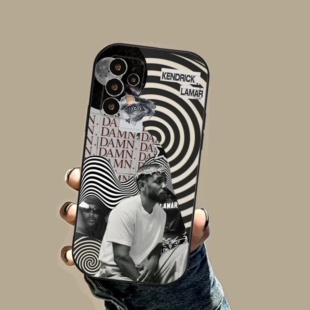 Rapper Kendrick Lamar Phone Case For Samsung S24,23,22,30,21,10,9,Ultra,Plus,Lite,FE,5G Black Soft Case image 5