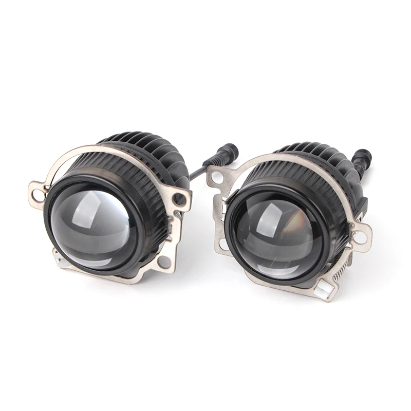 Für Ford Toyota Auto Led Scheinwerfer 12v 2 Zoll Nebel Licht Objektiv HD Glas IP67 Wasserdicht Weiß Gelb 6000K 3000K Mini Nebel Lampe 2,0