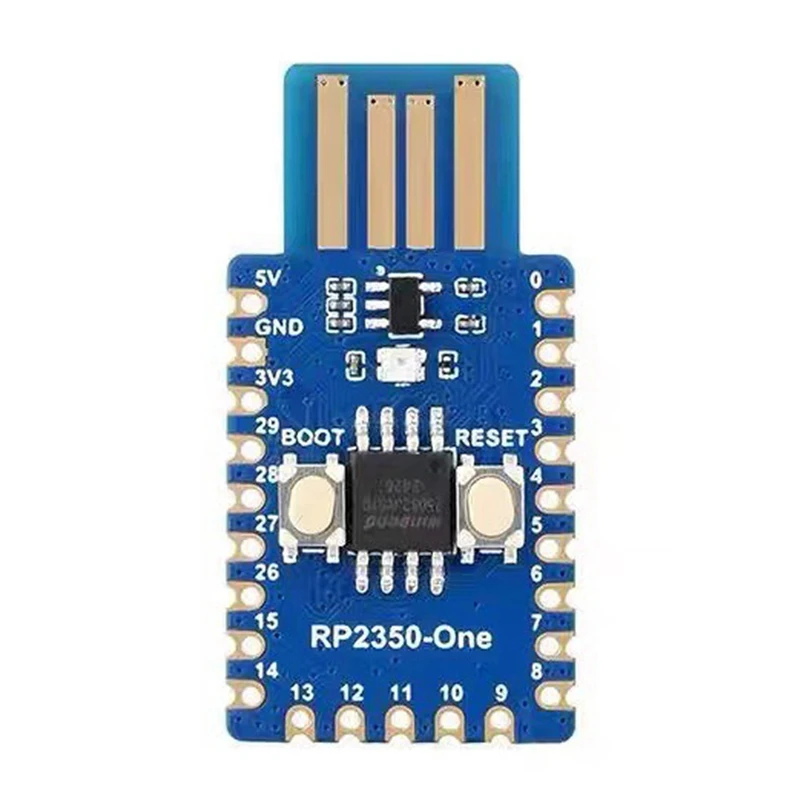 Mini placa de desarrollo RP2350-One para microcontrolador Raspberry Pi, placa de desarrollo USB RP2350, versión tipo A, Flash de 4MB