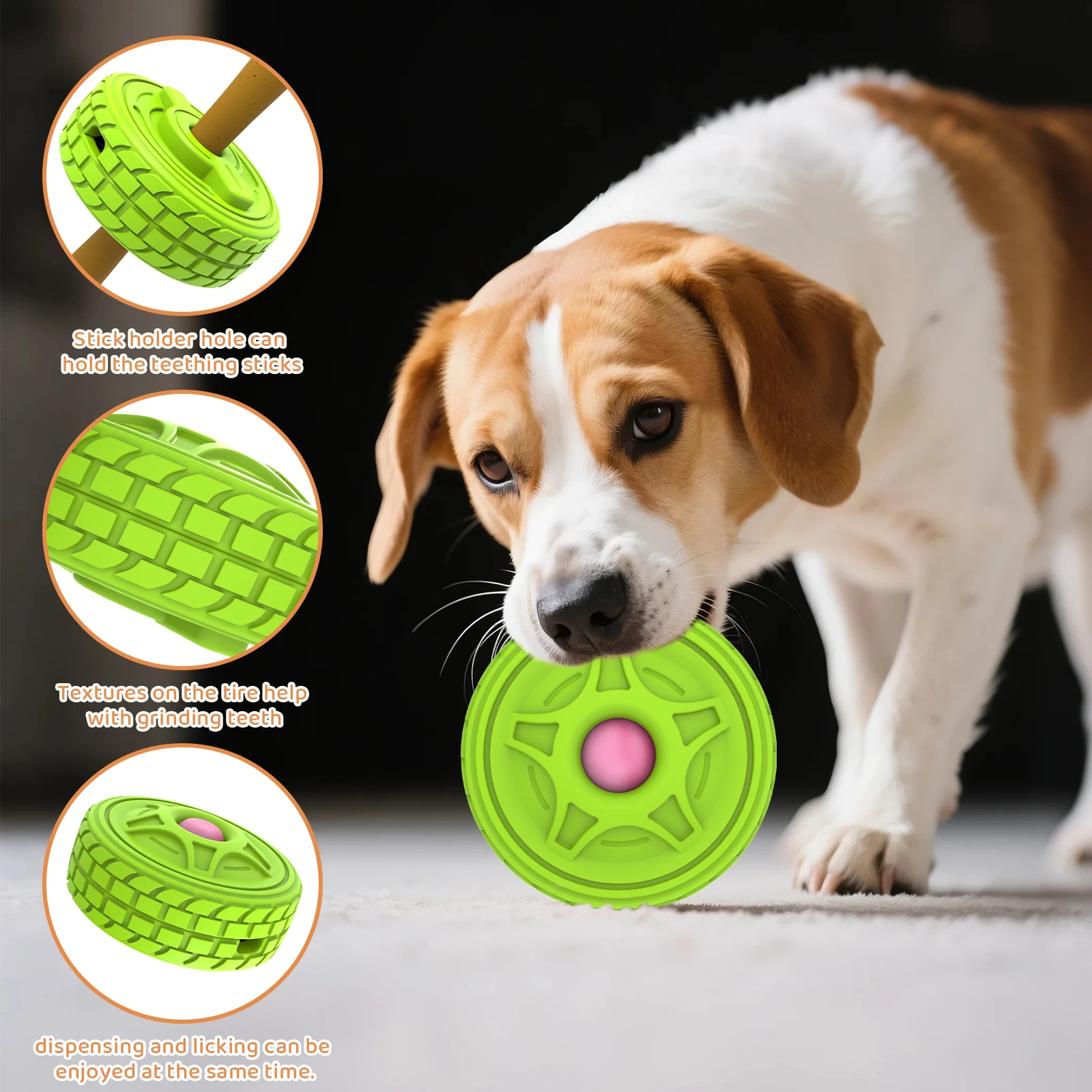 Tough Tire Chew Toy for Dogs,I - đánh giá và giá Rubber Treat Dispensing Dog Toy