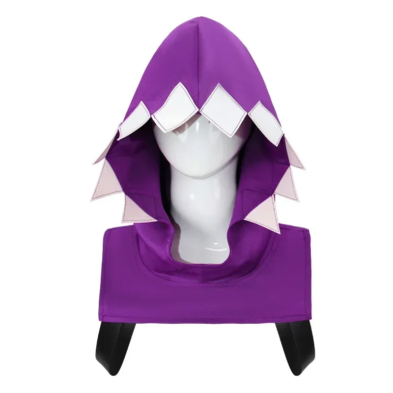 أزياء كوسبلاي أنيمي غامضة الموسم 2 جينكس التأثيرية لعبة LoL قبعة أرجوانية إكسسوارات الرأس ملابس حفلات الهالوين لعب الأدوار للنساء M