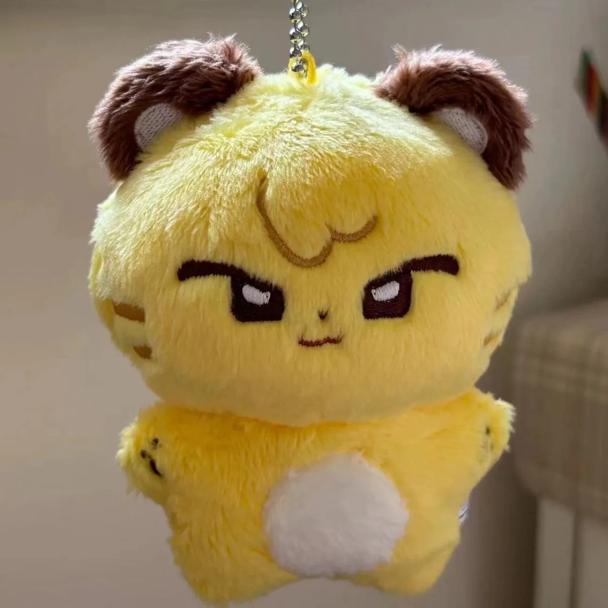 Kpop Idols HOSHI Plush Doll Keychain 10CM Cartoon Cute Tiger Pendant Soft Short Plush Toy Backpack Accessories Key Ring Fan Gift