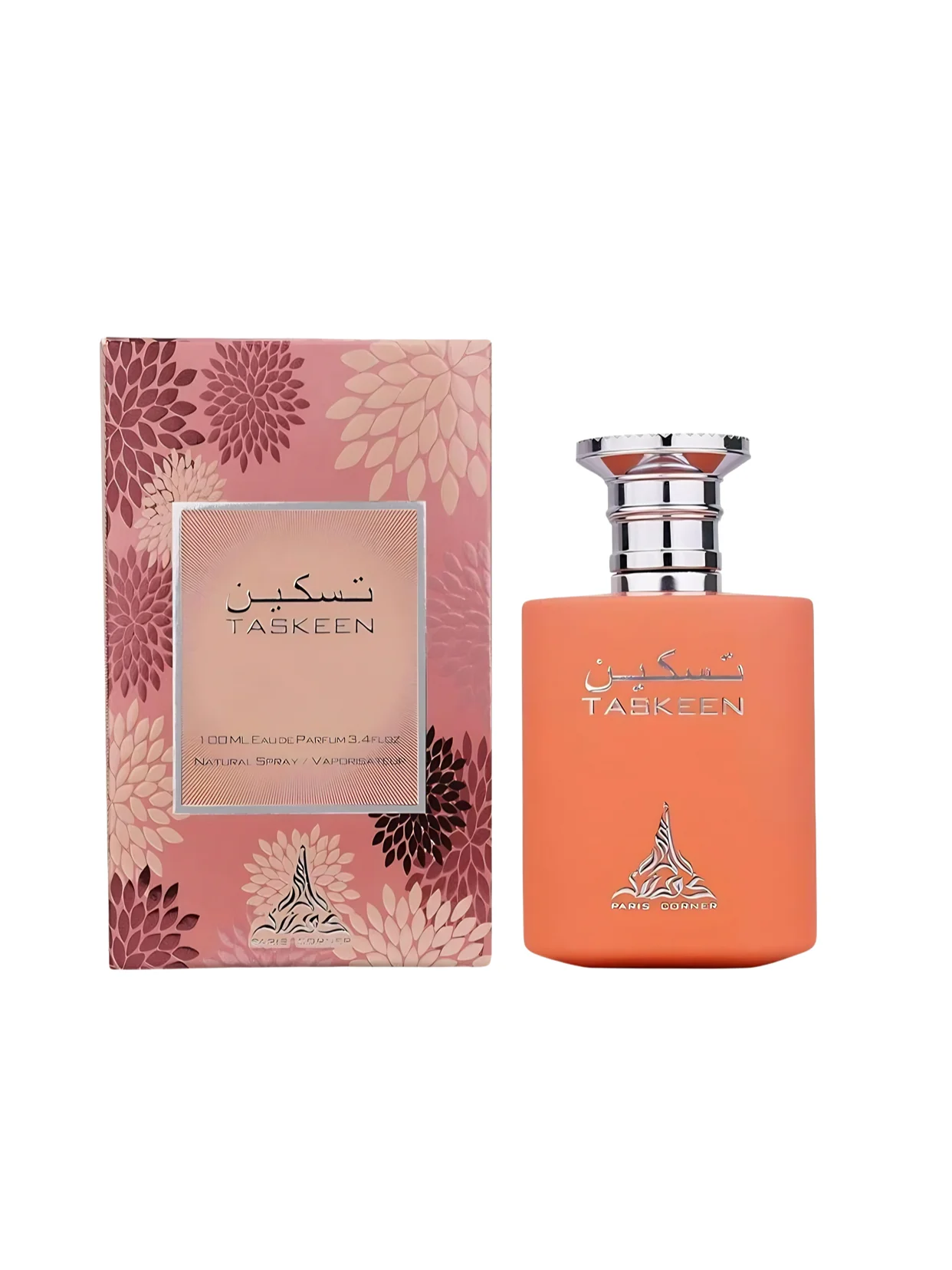 باريس ركن Taskeen الخوخ الشاي EDP 3.4 أوقية سائلة، عطر شفاء لطيف للجنسين، رائحة مهدئة لشاي الخوخ الحلو للارتداء اليومي