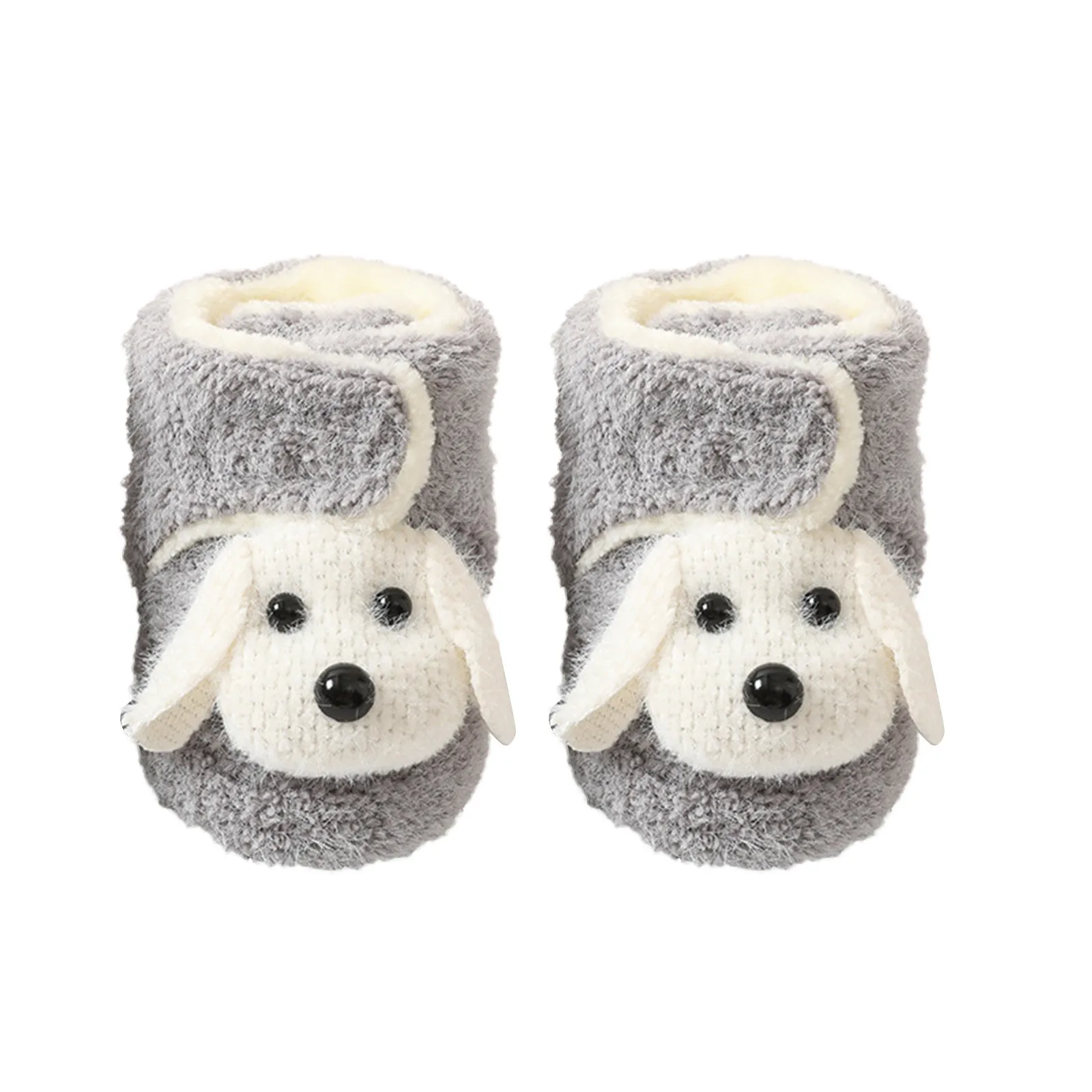 

Winter First Walkers Sneaker Baby Girls Boys Shoes Soft Sole Fur Snow Booties For 0-18m Newborn Cute Cartoon Warm Toddler Boots