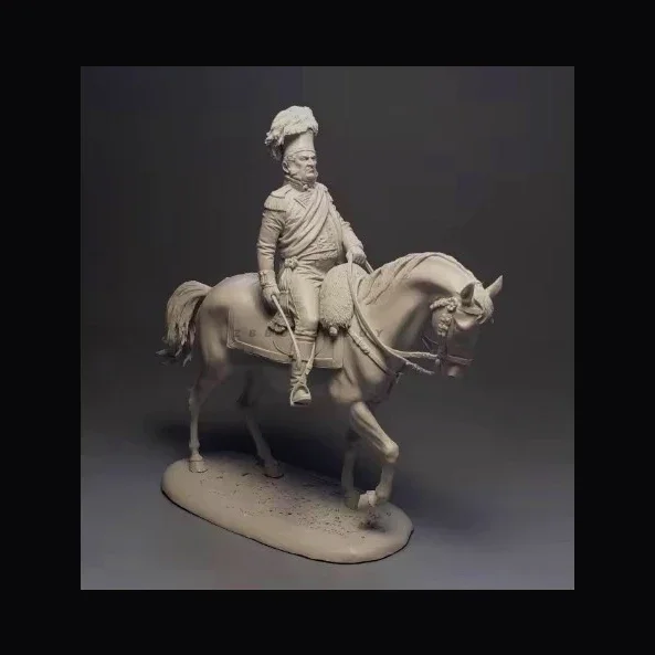 

1/24 Resin Soldier model kits figure colorless and self-assembled A-2046