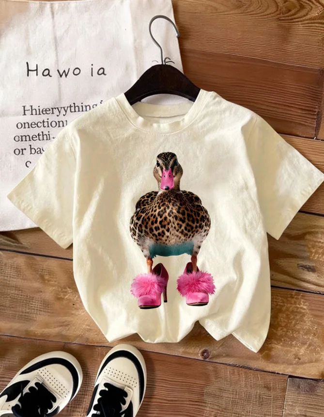 2026 Fashion New Women's Short Sleeve T-Shirt, Striped Puppy Print Crew Neck Summer Top, Lightweight Breathable Fabric, Ideal For Spring & Summer Outings Casual Basic Tee