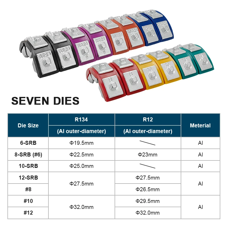 YL-71500 คู่มือไฮดรอลิกท่อ CRIMPING TOOL Auto A/C ท่อ Crimper สําหรับเครื่องปรับอากาศท่อซ่อม