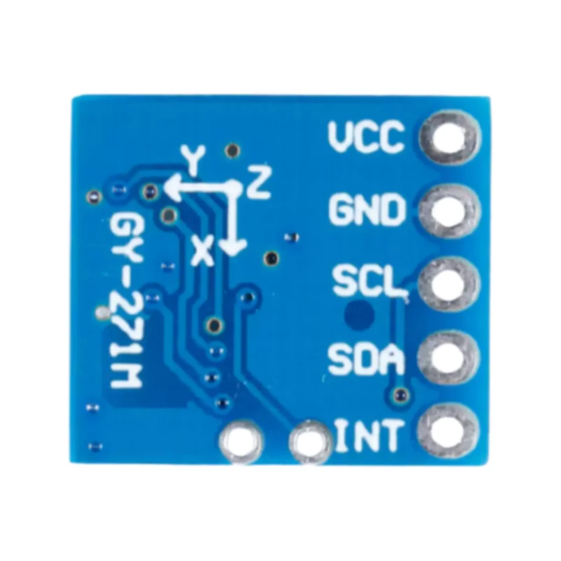 2pcs Original GY-271M Three-Axis Magnetic Field Sensor Module, Replacement for HMC5883L Electronic Compass