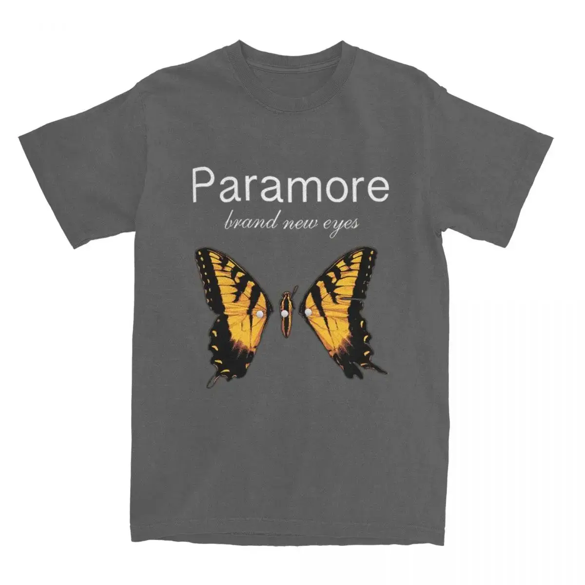Y2K Mode, lässige T-Shirts, Paramore-Schmetterlings-Logo-Shirt, Outfits, Vintage-Baumwoll-T-Shirts, T-Shirt, Kleidung, bedrucktes Baumwoll-Oberteil, Unisex. – Detail 5