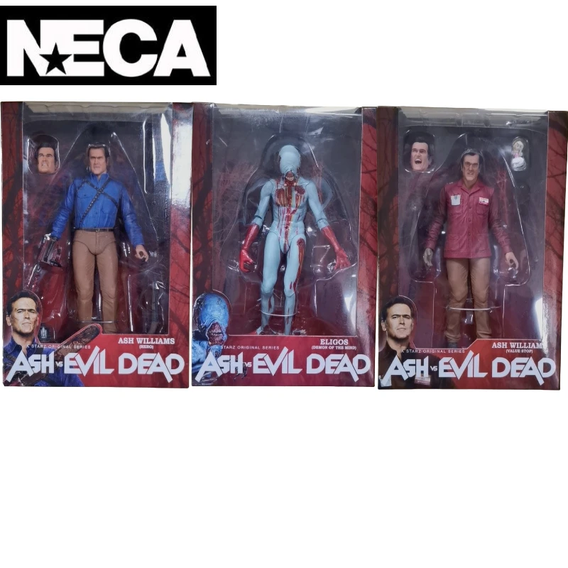 In Stock NECA Original First Edition Ghost Play Man TV Version ASH Ash Devil Elligo 6-inch Joint Can Be Done