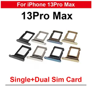 Bilashmart Single And Dual SIM Card Tray Slot With Waterproof Rubber Ring Replacement Parts iPhone 13 Pro Max
