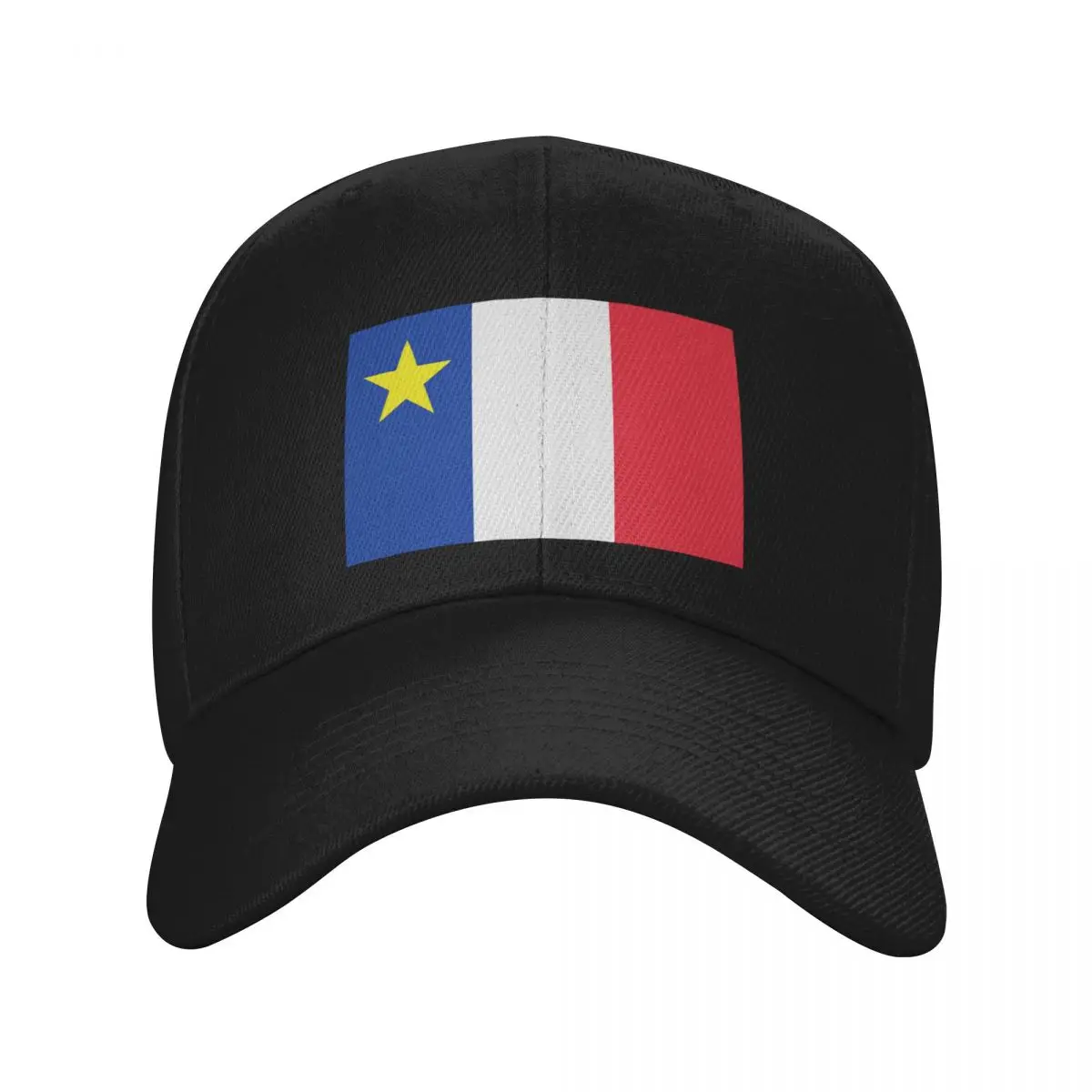 

Acadie Acadia Flag blue white red North American New Brunswick Acadian French Canada HD Baseball Cap