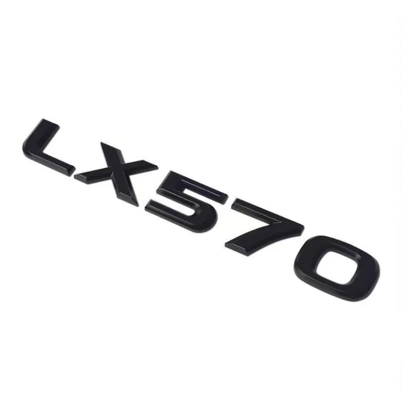 

Глянцевый черный для LX 570, задняя крышка багажника автомобиля LX 570, значок с буквами, эмблема,alte 1x