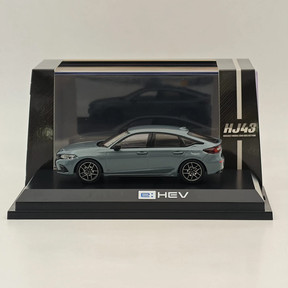 Hobby Japan 1/43 (FL4) e:HEV Sonic Gray Pearl HJ433003GM Diecast Model Car Limited Collection Auto Toy Gift