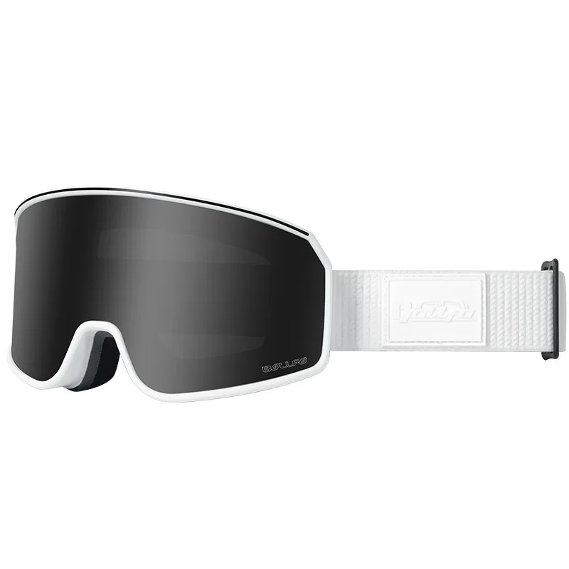 Custom  Protection Skiglasses Sport Snow Board Eyewear OEM Anti Fog Ski Glasses Googles Straps Magnetic Lens Ski Gogglepromote s