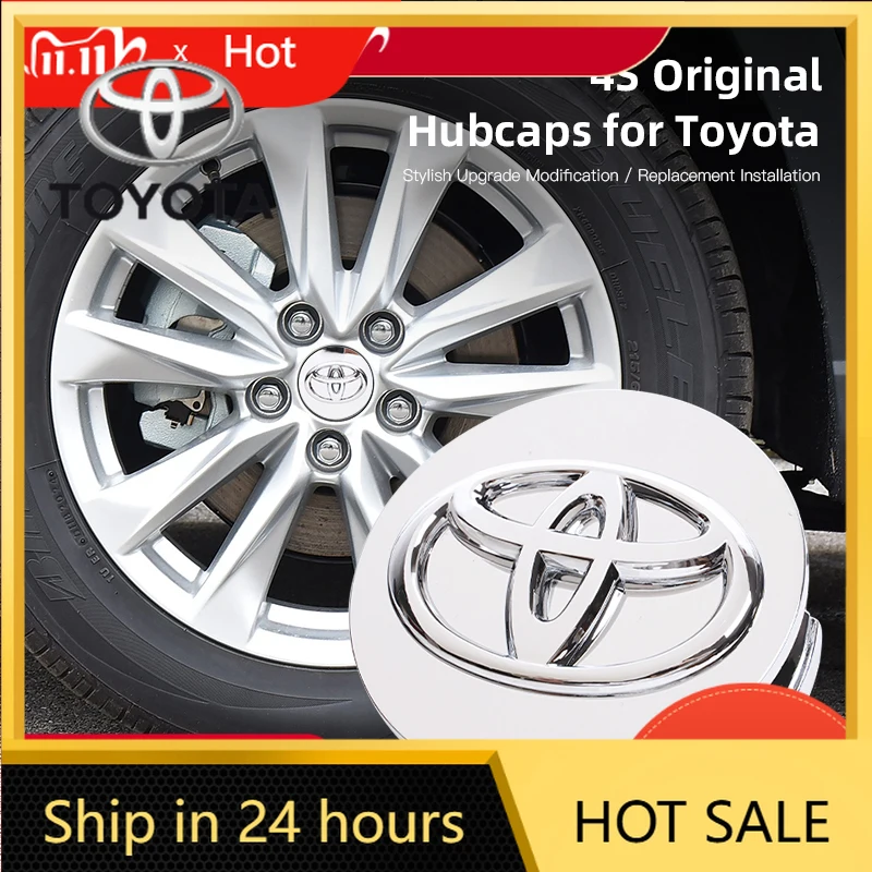 

Car Stickers Fot Toyota 2026 New For Toyota 2026 New Hub Caps 55mm/60mm Car Wheel Hub Cover Tires Center Replace Cap Accessorie