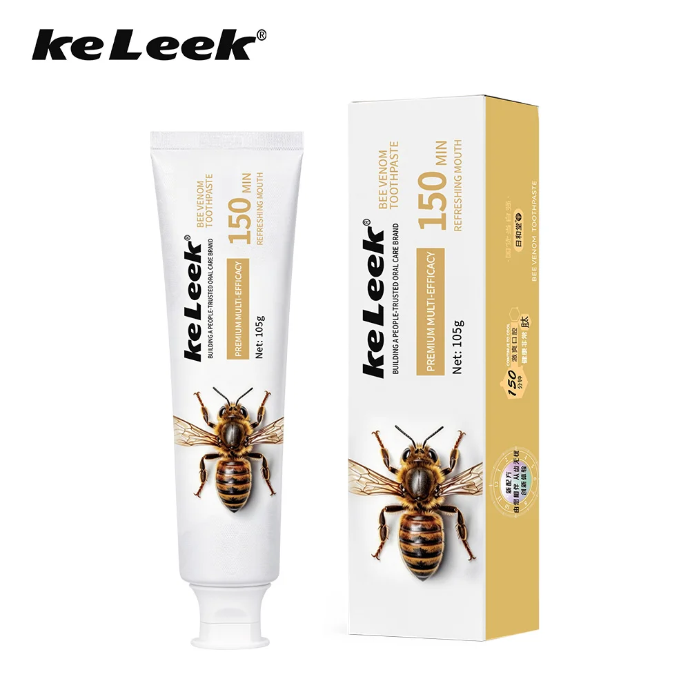 KeLeek Total Oral Care Toothpaste Mint Scent Deep Clean Teeth Whitening Fresh Breath Gum Health Gentle Non Irritating Daily Use