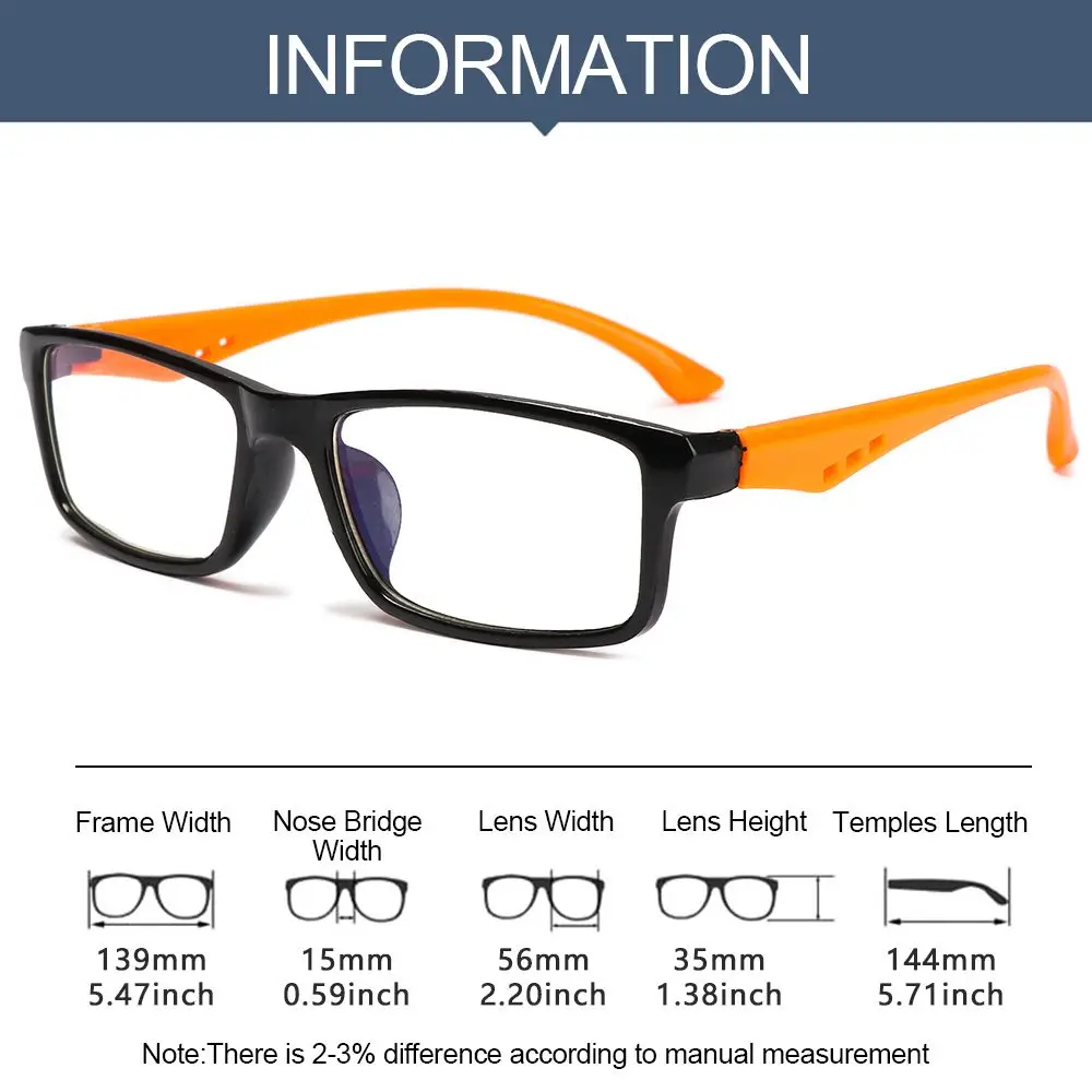 Women Men Vintage Portable Ultra Light Frame Eye Protection Anti-Blue Light Glasses Eyeglasses