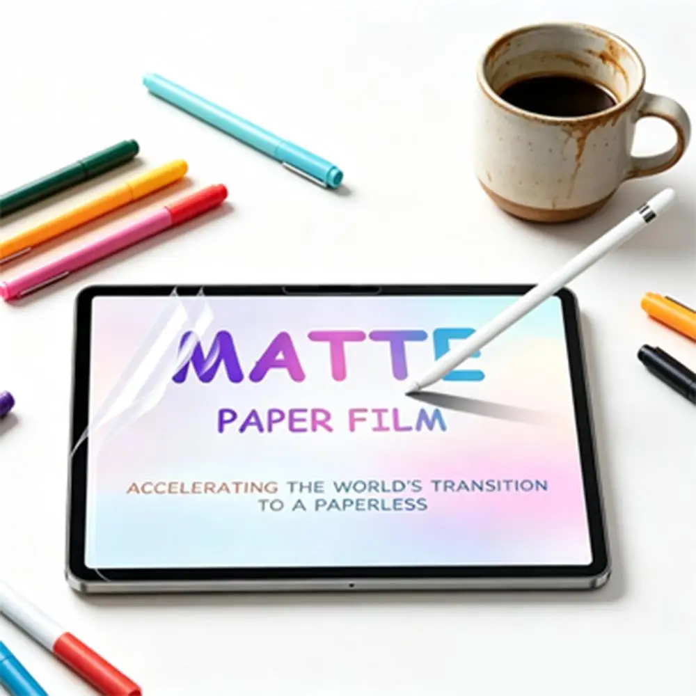 2Pcs Paper Film Screen Protector For iPad  Air M3 M2 11 13in Mini 6 7 iPad 2 3 4 5 6 10th 11th(A16) Air 1 2 3 Pro 10.5 Soft Film