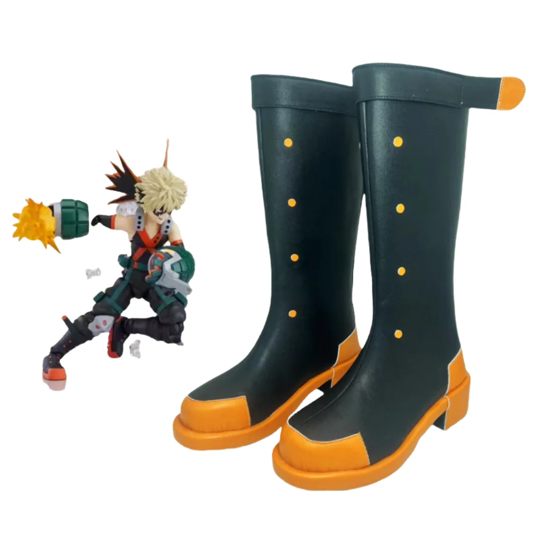 Bakugou Katsuki Cosplay Shoes Anime Hero Academia Cosplay Performance shoes Halloween for Women Game