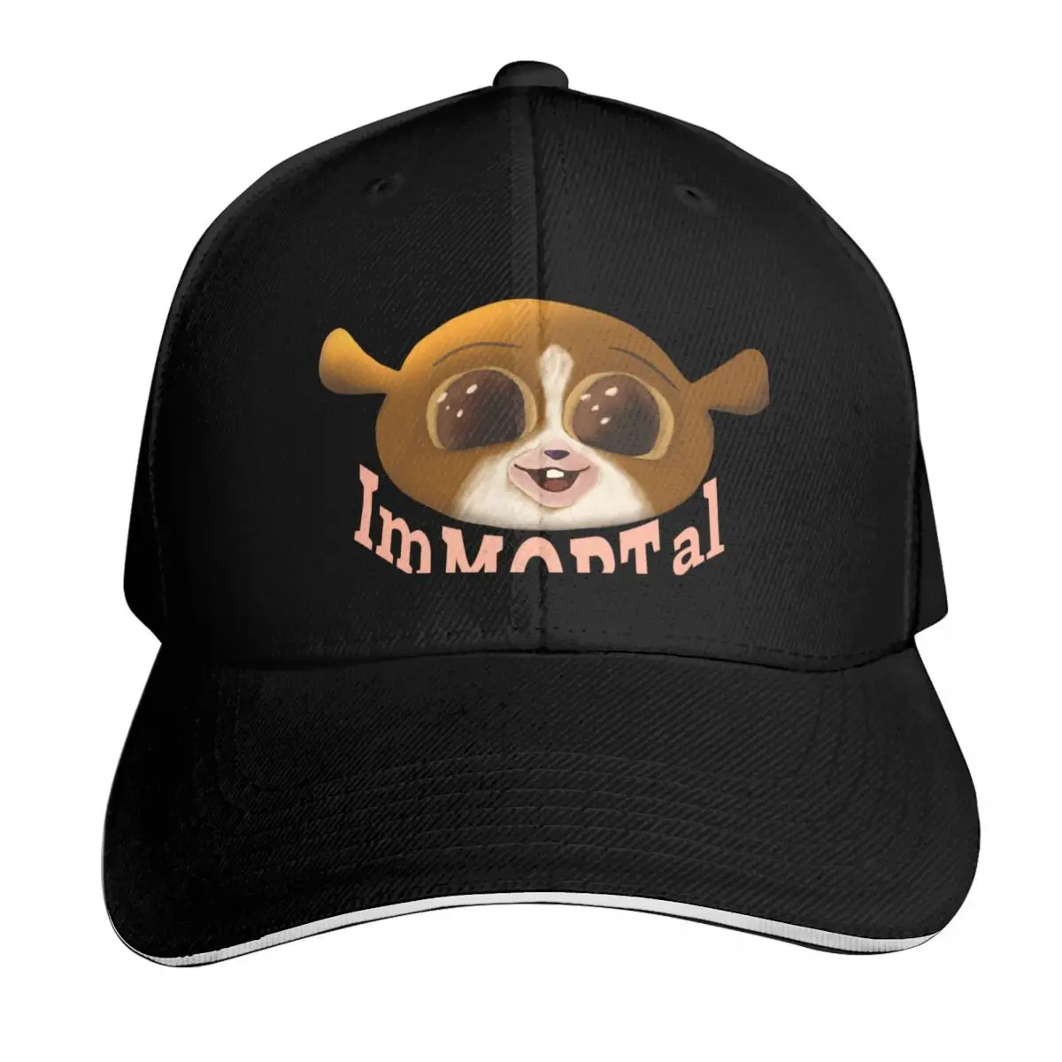 ImMORTal Mort Baseball Cap Snapback Flat Bill Strapback Dad Hat Six Panel Structured Crown