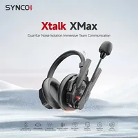 SYNCO Xtalk Max XMax 2.4Ghz Wireless Cancellation Headset Microphone 500m Al Noise Transmission for Live Show Stage Headphone