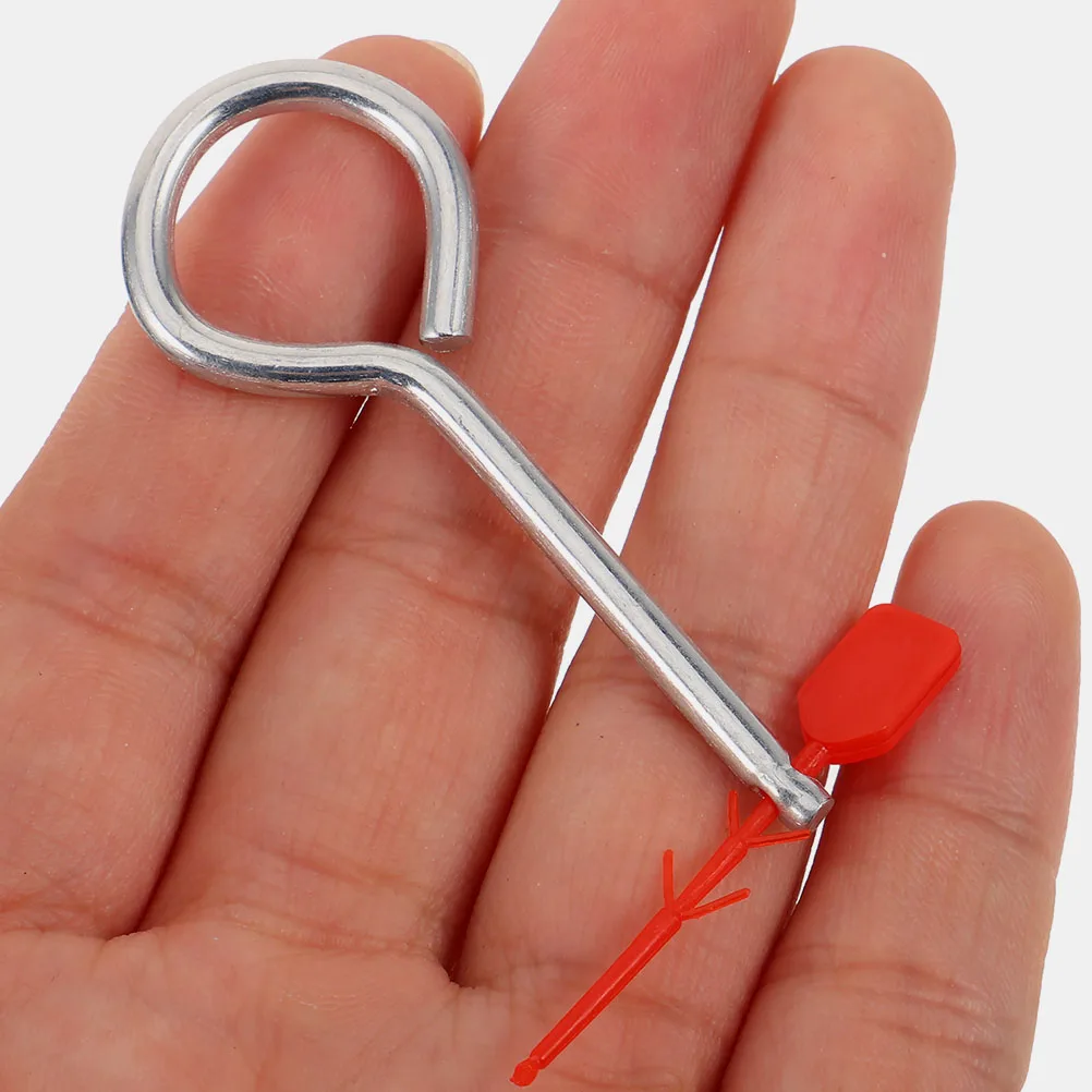 50 set 50 Sets Fire Extinguisher Pin Safety Seals Replacement Components Iron Latch Accessories Plastic Tamper Proof Hardware