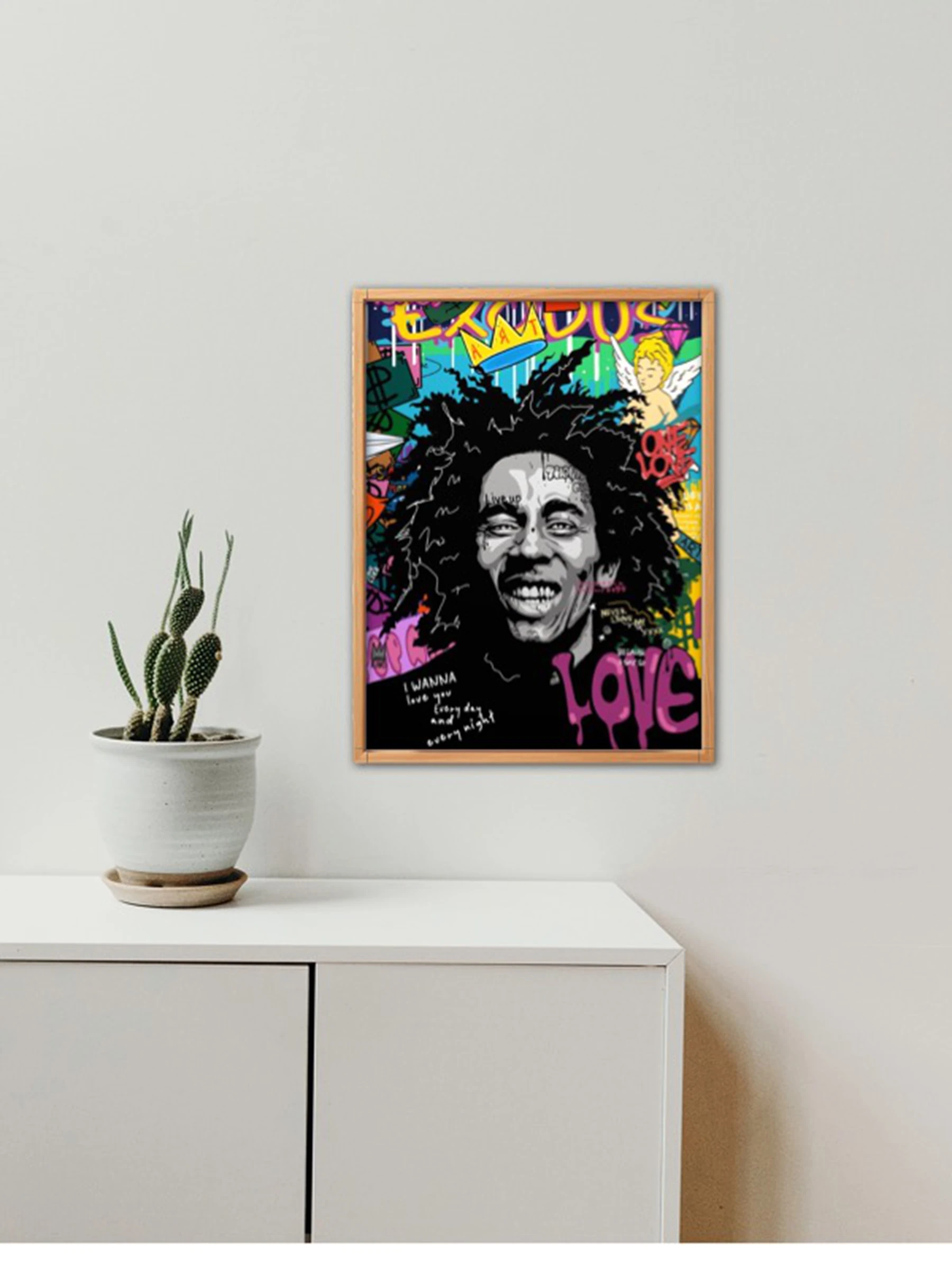 Çerçevesiz, Bob Marley Diy Elm - Embroidery Cream incelemesi ve fiyatı