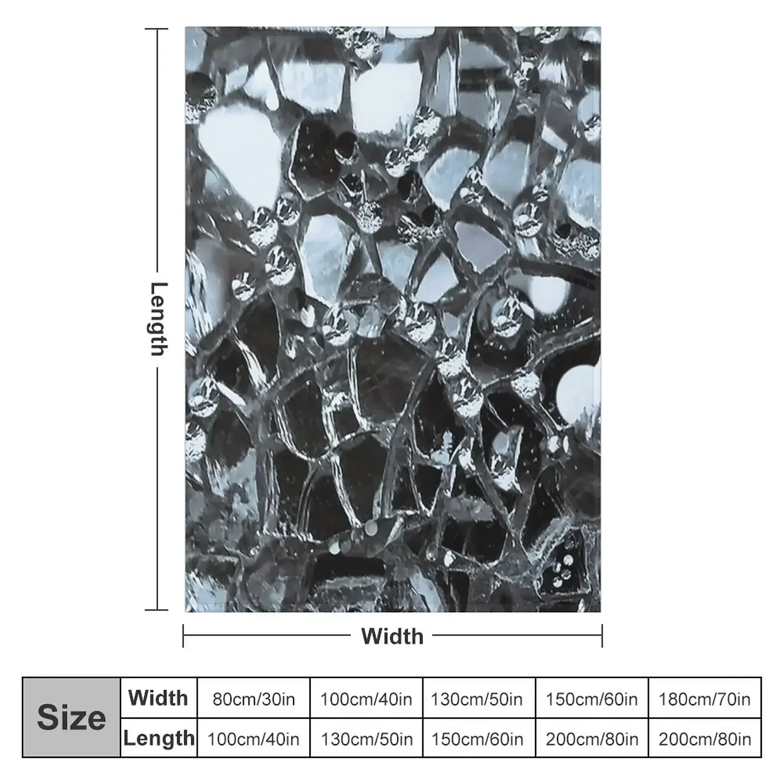 Photographic Image of Dark Mirrors and Glass Throw Blanket Decorative Sofas For Sofa Thin Picnic Bed Blankets