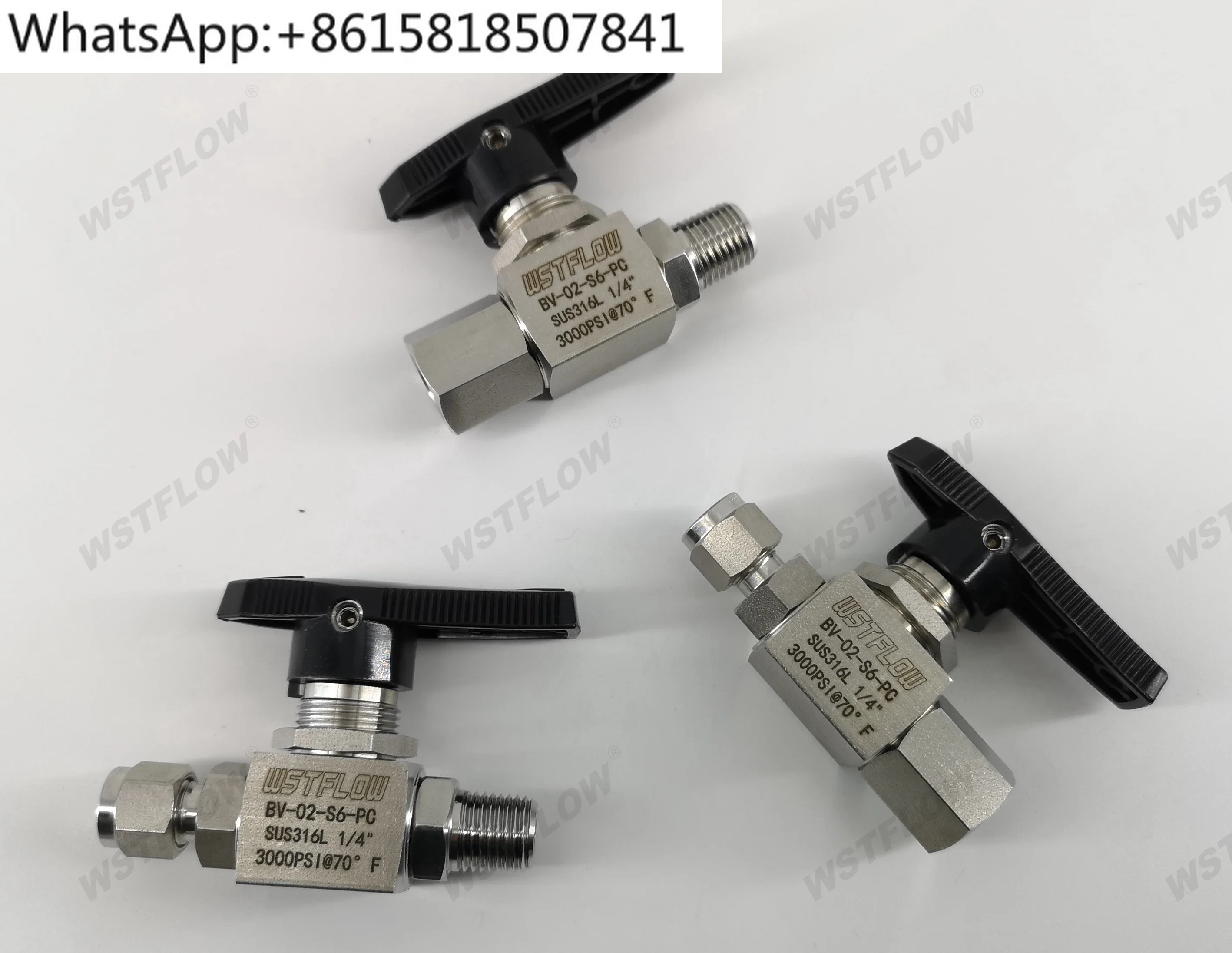 

Stainless steel inner wire to card sleeve ball valve/high pressure ball valve/inner and outer wire ball valve