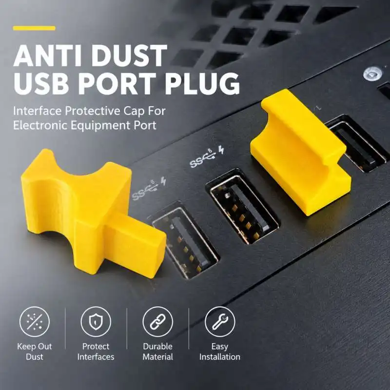 Anti Dust USB Port Plug Interface Protective Cap For Electronic Equipment Port