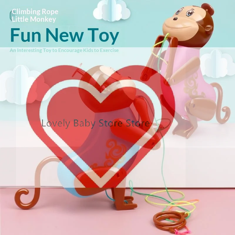 

Набор из 1 шт. интерактивной развивающей игрушки-обезьянки на веревке для детей: обучающая игра для малышей, забавная игрушка