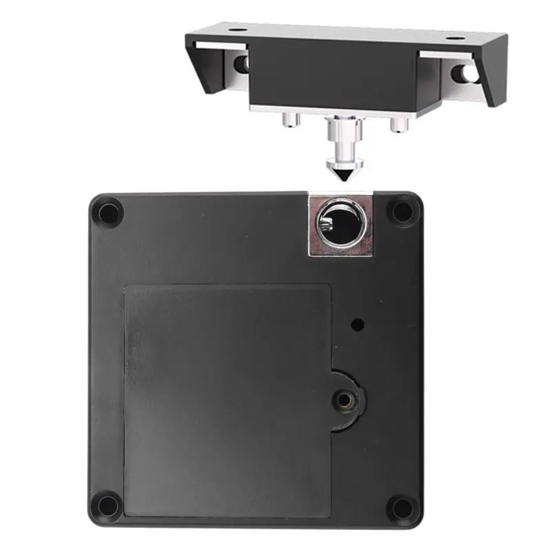 【FEEL THE DIFFERENCE 】2X Smart Wood Door Lock Keyless Invisible Electronic Lock IC Card Ttlock App Unlock Cabinet Locker Furnitu