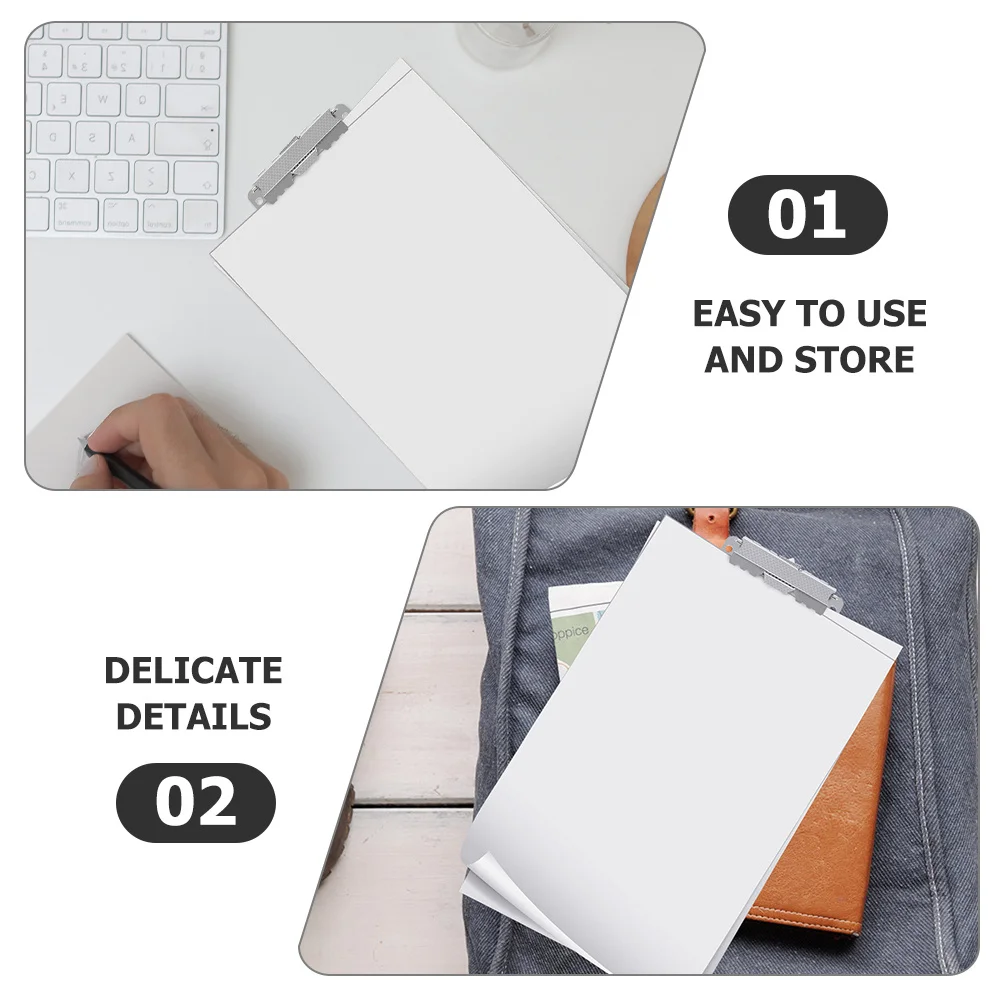 

6Pcs Metal Bill Clips Large Binder Clips for Office School Document Organization Clipboard Clamps Strong Clamping Force