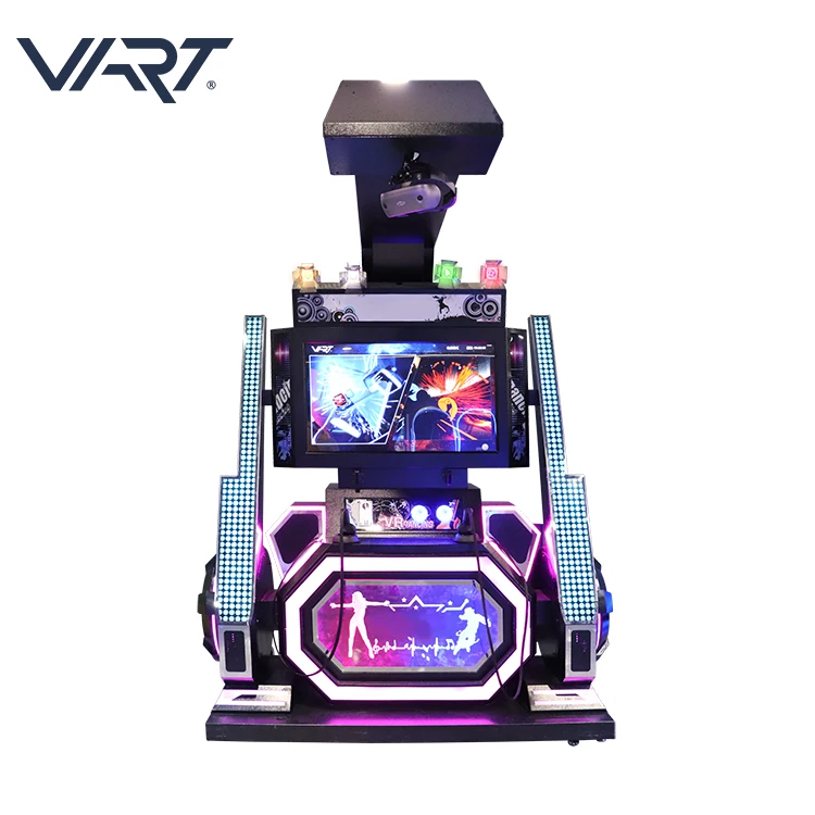 Coin Operated Immersive Motion VR Fitness Equipment Simulator Virtual Reality Dance