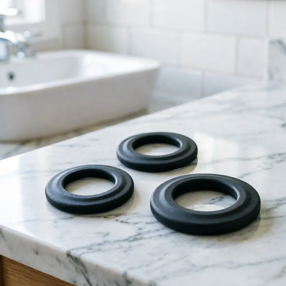 Silicone Drain Seal Ring for Bathroom Sink Stopper to Maintain Drain Function and Reduce Maintenance Frequency